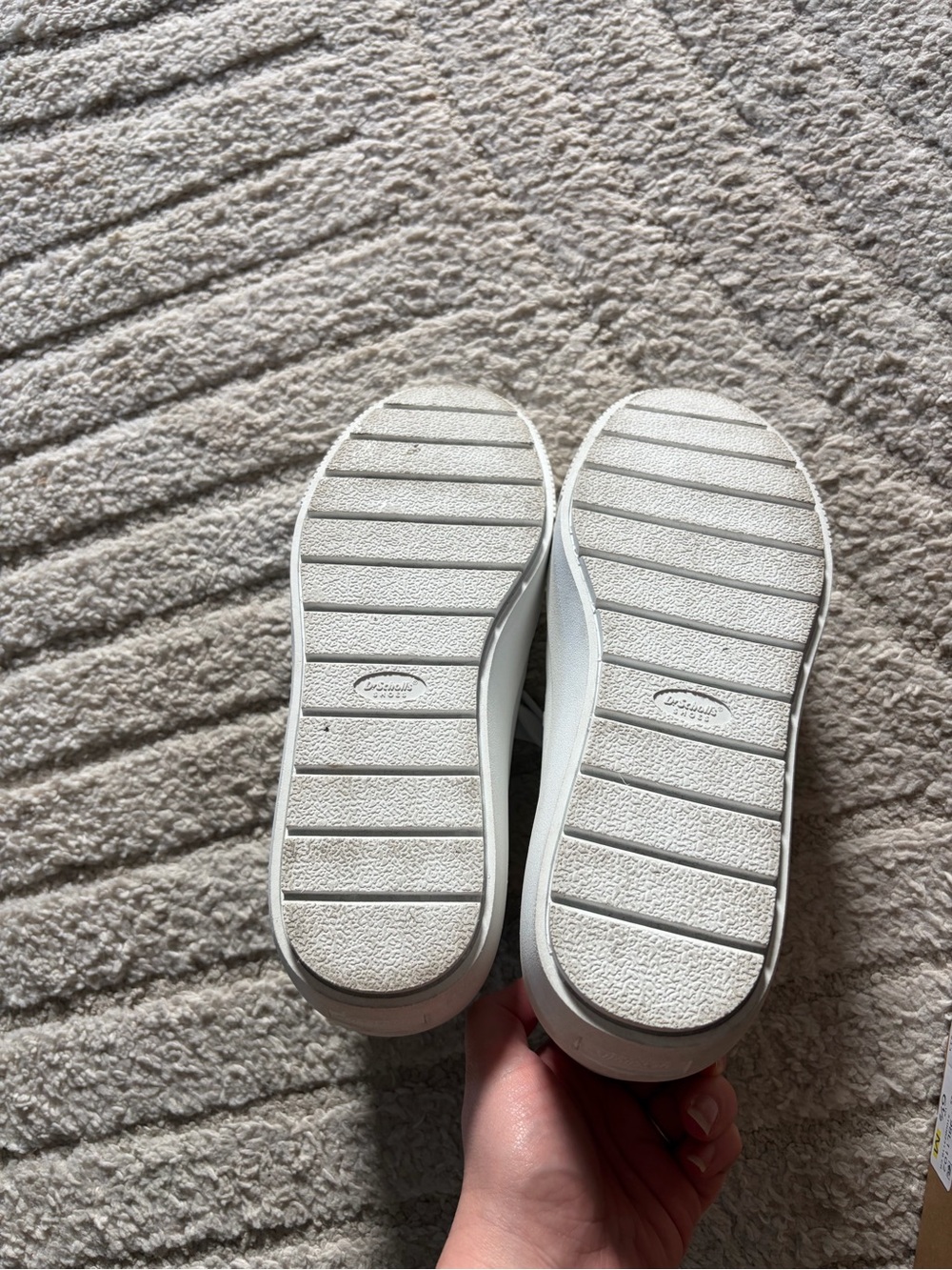 Dr. Scholl’s White Platform Lace-Up Sneakers - Women Like New - Picture 8 of 9